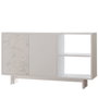 Hanah Home Ravello Consola Blanco y Mármol